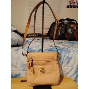 Giani Bernini Women's Pebble Small Crossbody Oatmeal Color One Size
